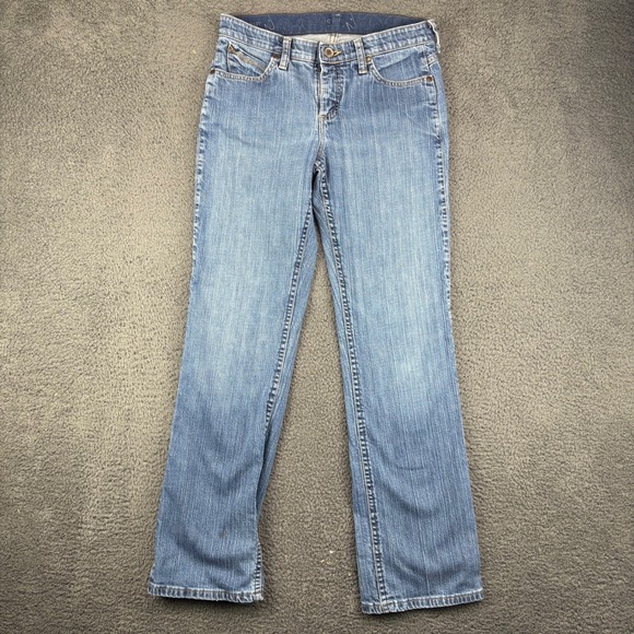 Wrangler Denim - Wrangler Q Baby Womens Size‎ 5 6 x 32 Bootcut Jeans Medium Wash Denim